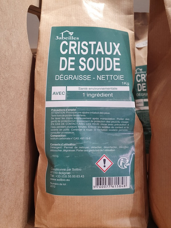 Cristaux de soude – 3 Abeilles