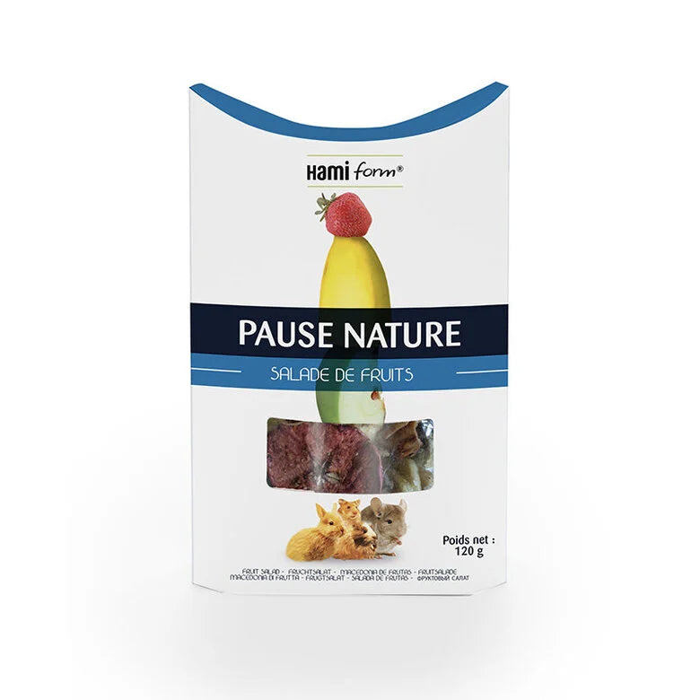 Hamiform - Pause Nature Salade de Fruits pour Rongeur - 120g