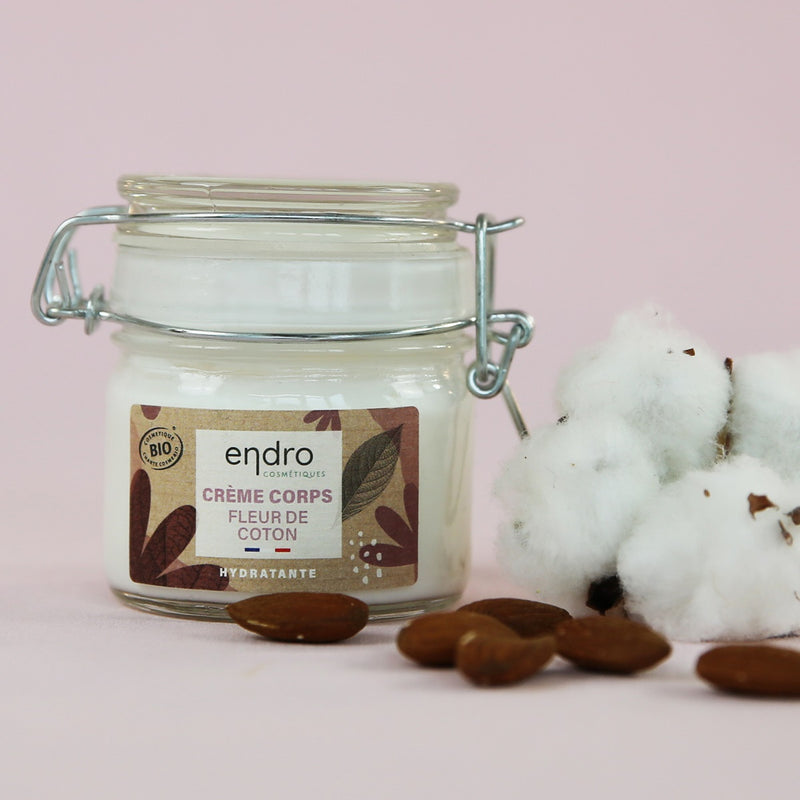 Endro Crème corps hydratante Fleur de coton