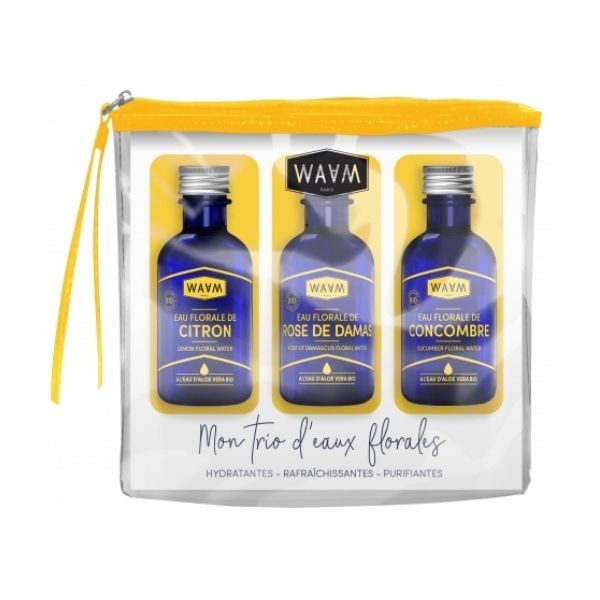 WAAM Coffret "Mon trio d'eaux florales"