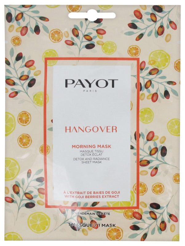 Payot Hangover Masque Tissu Detox Éclat