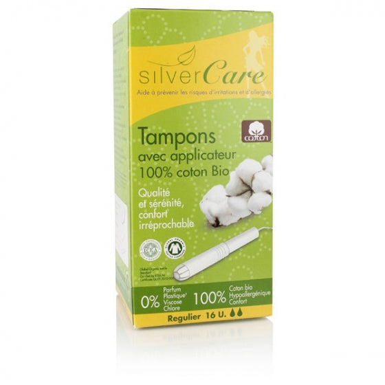 Tampons Normal Avec Applicateur 16 Pièces SILVERCARE