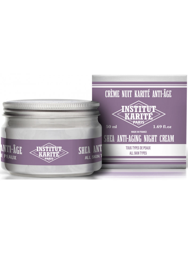 Crème Nuit Karité Anti-Âge - Tous Types de Peaux 50 ml - Nuage de Coton