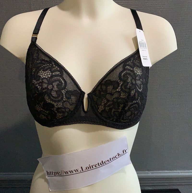 Soutien-gorge corbeille - Calypso - Noir